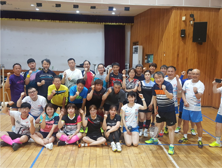 태안 지역 동호회와의 교류전(2019.7) 